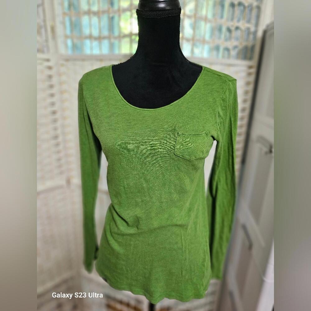 Gap Green Scoop Neck Tee